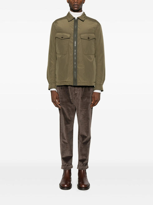 TEN C ZIP UP OVERSHIRT